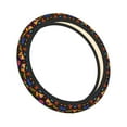 thumbnail image 2 of Disketp Mexican Flower Traditional1 Elastic Microfiber Steering Wheel Cover for Truck,SUV,Cars,Universal 15 inch,Anti-Slip, 2 of 8