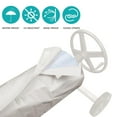thumbnail image 4 of VONKY Winter Cover For Swimming Pool Solar Reel - Reel Not Included S Beige, 4 of 9