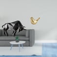 thumbnail image 2 of Estatua del toro,Estatua de toro,estatuilla,escultura,decoración de escritorio,Figura de pájaros,Figura de pájaro dorado,decoración del hogar,estatua de animal,Estatuas decorativas de, 2 of 8