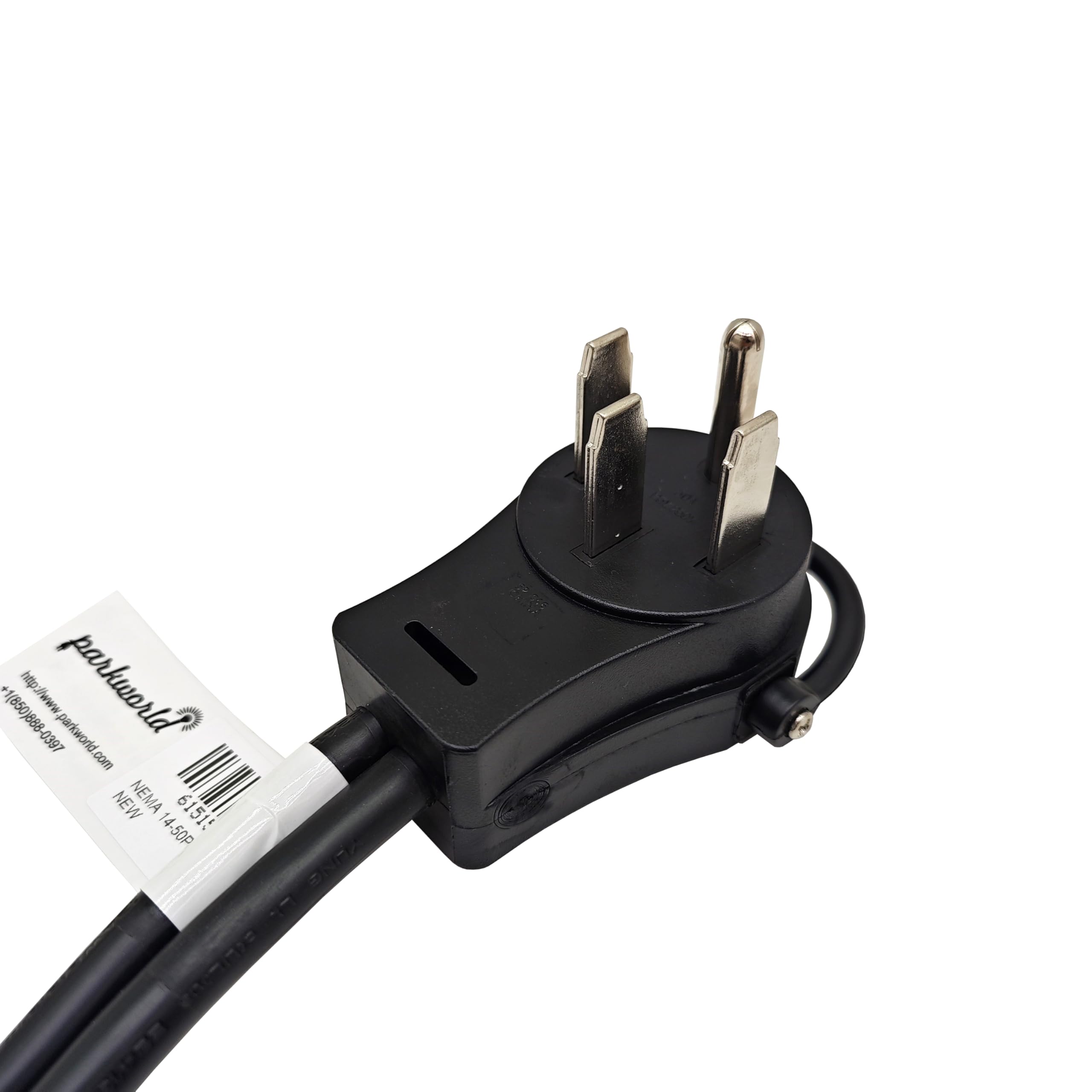 Parkworld 67713 NEMA 14-50P to (2) C19 Splitter Adapter Power Cord Output 20 Amp 250-Volt 6 ft.