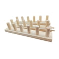 thumbnail image 3 of Zentra Chunky Blanket Looms Expandable Handmade Home Decor Hand Knitting Board for Hand 3 sections, 3 of 10