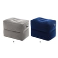 thumbnail image 4 of Inteprter Reposapiés inflable, almohada de aire de doble capa, reposapiés debajo del escritorio para viajes en avión al aire libre, Conjuntos de muebles de dormitorio Azul, 4 of 6