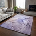 thumbnail image 6 of Addison Rugs Mayfield Washable Transitional Watercolors Purple Rectangle Rug, 10' x 14', 6 of 6