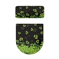 thumbnail image 2 of HELLHERO Polyester Toilet Seat Cover Set for Modern Bathrooms Easter Toilet Seat Cover Replacement with Stretch 2 Pack, Christmas Gifts St. Patrick's Day, 2 of 5