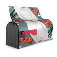 thumbnail image 3 of Yiaed Cockatoo Red Berries Print Mailbox Covers, Magnetic Mailbox Cover, Mail Box Covers for Garden Outdoor Decor Box Covers-25.5x21 in, 3 of 8