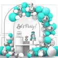 thumbnail image 1 of Rose Gold Chrome Balloons Arch Kit  Romantic 145pcs Boho Wedding Decor - Captivating Ambiance, 1 of 8