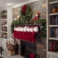 thumbnail image 2 of Haute Decor Expandable Holiday MantleClip Stocking Holder Rod, Bronze, 2 of 5