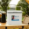 thumbnail image 1 of Nevera portátil de 20 l, para almacenamiento en frío, con aislamiento personal, pequeña, rígida, para pesca, fiestas, picnics, conservación de, 1 of 8
