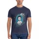 thumbnail image 1 of Camiseta negra de Neverland para hombre ropa hippie de algodón con cuello redondo, 1 of 7