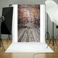thumbnail image 4 of XZNGL Vinyl Wood Wall Floor Photography Studio Prop Backdrop Background 3x5FT A, 4 of 5