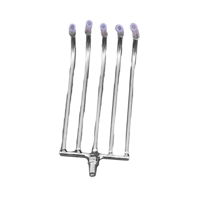 S SERENABLE Hand Rake Head Easy Installation Gear Remover Tool for Lake Raking Farmhouse 5 Tines