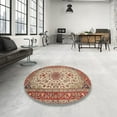 thumbnail image 4 of Ahgly Company Machine Washable Indoor Rectangle Traditional Fire Brick Red Area Rugs, 7' x 9', 4 of 7