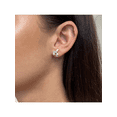 thumbnail image 5 of Rachel Koen 0.83Cttw Baguette Cut Diamond Stud Earrings 18K Yellow Gold, 5 of 5