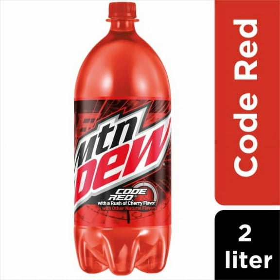 2X - Mountain Dew Code Red Soda Bottle
