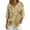 #303-Multicolor, variant on Craaazy Womens Linen Shirt Button Down V Neck Solid Dressy Blouse 3/4 Sleeves Casual Loose Fit Tunic Tops Summer T Shirts