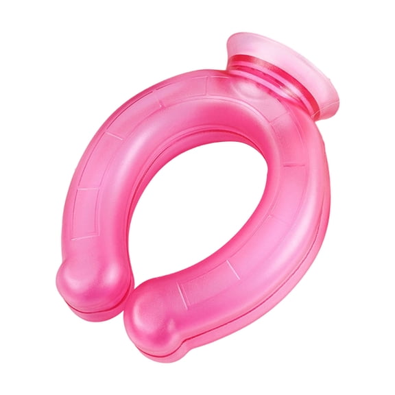 Reusable Neck Cooling Tube,Ice Neck Ring for Summer Heat, Wearable Neck Cooler Wrap to Keep Cool, Portable Water Filled Chill Tubes for Outdoor Sports Camping Hiking Fishing, Pink