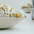 thumbnail image 3 of Fabdivine's Block Print designs, 20"X20", Lightweight & Soft Viscose Linen Pillow Covers , Pushplata, 3 of 9