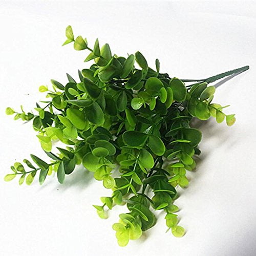 18/" Boxwood Bush ~ 5 Stems ~ Greenery Silk Wedding Flowers Centerpieces Plastic