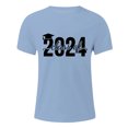 thumbnail image 2 of toraway T-Shirts pour Hommes TG T-Shirt d'Été pour Hommes Campus à Manches Courtes Col Rond à Manches Courtes T-Shirt de Remise des Diplômes 2024 L, 2 of 3