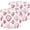 Color 2, variant on Linen Drum Lampshades Pink Starfish Soft Coral Accents White Marine Life Coastal 13"x13"x10" Light Shade for Table Lamps Floor Lamp Shades Lampshade Replacement Assembly Required