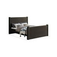 thumbnail image 3 of Meridian Furniture Elias Brown Boucle Fabric King Bed, 3 of 8