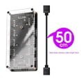 thumbnail image 2 of 12V 4Pin 1 a 10 RGB Fan HUB PC LED Strip Light Cooler Splitter para AURA, 2 of 4