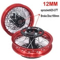 thumbnail image 2 of Applies to 1.60X10 inch Front 1.60-10 inch Rear Aluminum Rims  with sprocket  and Brake Disc for CRF50 XR50 70 Apollo SDG 50cc 110 125cc, 2 of 7