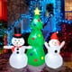 thumbnail image 4 of Inflable de Navidad Houzer 1.7m Muñecos de Nieve con LED, 4 of 6