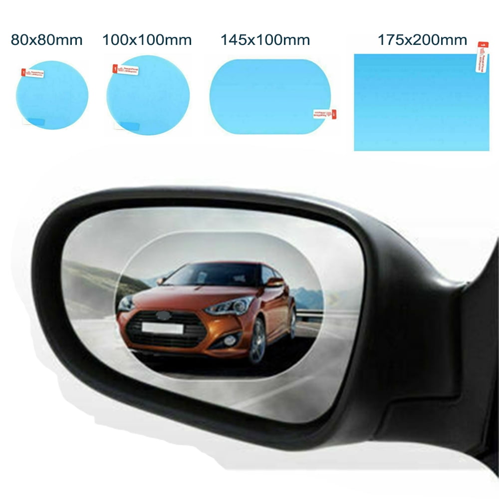 Rainproof Car Wing Mirrors Anti-fog Protective Film Sticker Rain Shield 2 Pcs 