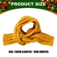 thumbnail image 4 of Toddler Scarf Boys Girls, Swacort Kids Winter Warm Knitted Scarves Wrap Neck Warmer - curcuma, 4 of 5