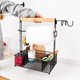 thumbnail image 4 of Kitchen aid Grill With Removable Dividers, Large BBQ Utensil Condiment Storage Box With Paper Towel Holder, Outdoor Kitchen Tailgating Picnic Cooking Supplies For Camping, 4 of 5