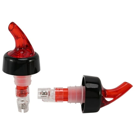 

6 Pcs Measure Liquor Pourer Plastic Measured Liquor Pourer Measuring Chamber Pourer Pour Spout Stopper for Liquor Wine