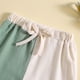 thumbnail image 5 of Odeerbi 1-6 Años Niños Niñas Pantalones Cortos de Algodón de Verano Color Bloque Entrenamiento Pantalones Cortos Deportivos Color Bloqueado Pantalones Cortos de Ocio, 5 of 7