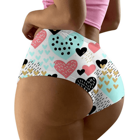 Fulorrnie Underwear for Women Breathable Hiphuggers Seamless Comfort Panties Cute Waistband Bikini Stretchable Panty  White  XXL