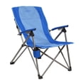 thumbnail image 1 of Kamp-Rite Folding Reclining Camping Chair w/ 3 Positions, Cupholder & Bag, 2 Tone Blue, 1 of 8