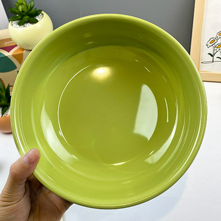 Reanea Cereal Bowls 4 Pieces, Unbreakable and Reusable Light Weight Bowl for Rice Noodle Soup Snack Salad Fruit BPA Free, Size: 6.3x6.1x5.7, Green