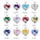 thumbnail image 3 of Juwaliy Collar de Corazón para Mujer para Madre E Hija Dije de Piedra de Nacimiento de Aguamarina Azul de Plata Esterlina 925 Joyería Mamá Regalo de Cumpleaños de Marzo Día de la Madre, 3 of 7