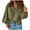 Army Green-Fashion Sweatshirts, variant on Women's Sweatshirts Casual Solid Color V Neck Sweatshirt Holiday Sweater Tops Work Long Sleeve Blouses Early Fall Fashion