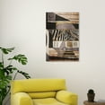 thumbnail image 2 of Wynwood Studio Canvas Peeking through Abstract Abstract Patterns Wall Art Canvas Print Gold 20x30, 2 of 3