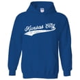 thumbnail image 4 of Kansas City Baseball Script - Hometown Pride, Pitcher Hoodie - 3X-Large - Royal, 4 of 6