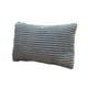 thumbnail image 5 of Fundas de almohada de franela con cordón gris oscuro, cómodas y suaves, fundas de almohada, 5 of 6