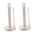 thumbnail image 4 of Raindrops 2 Pcs Toilet Roll Holder Manual PP Material Roll Paper Stand *14.5cm, 4 of 8
