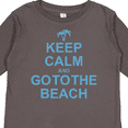 thumbnail image 4 of Inktastic Keep Calm Go To The Beach Boys or Girls Long Sleeve Toddler T-Shirt, 4 of 5