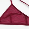 thumbnail image 5 of Varsbaby Women's Sexy Lace See Through Underwear Wirefree bras, 5 of 7