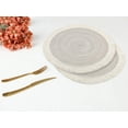 thumbnail image 5 of Unique Bargains Rustic Rattan Place Mats Set of 6 for Dining Table Decor Beige 15x15in, 5 of 6