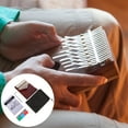 thumbnail image 4 of FUEENIRVA 1 Set of Kalimba for Beginners Music Production Wood Coffee Instrument, 4 of 6