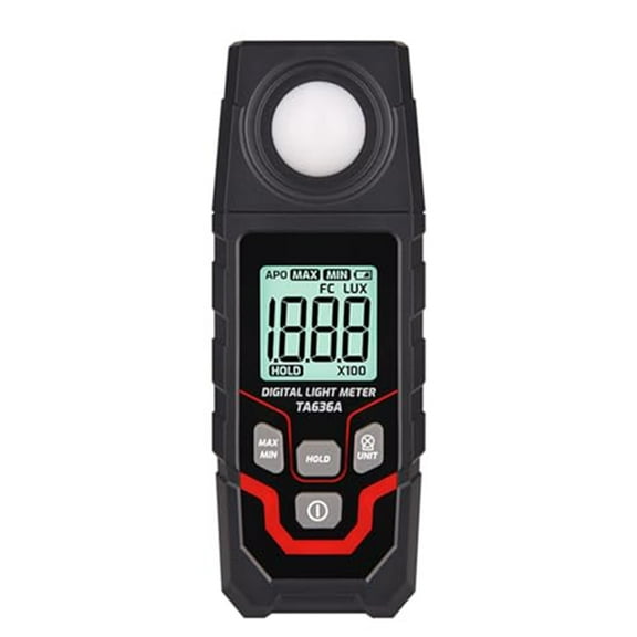 Mosiee Lcd Digital Luxmeter 0~200,000Lux And Lux/Fc Unit Selection Luxmeter Light Meter