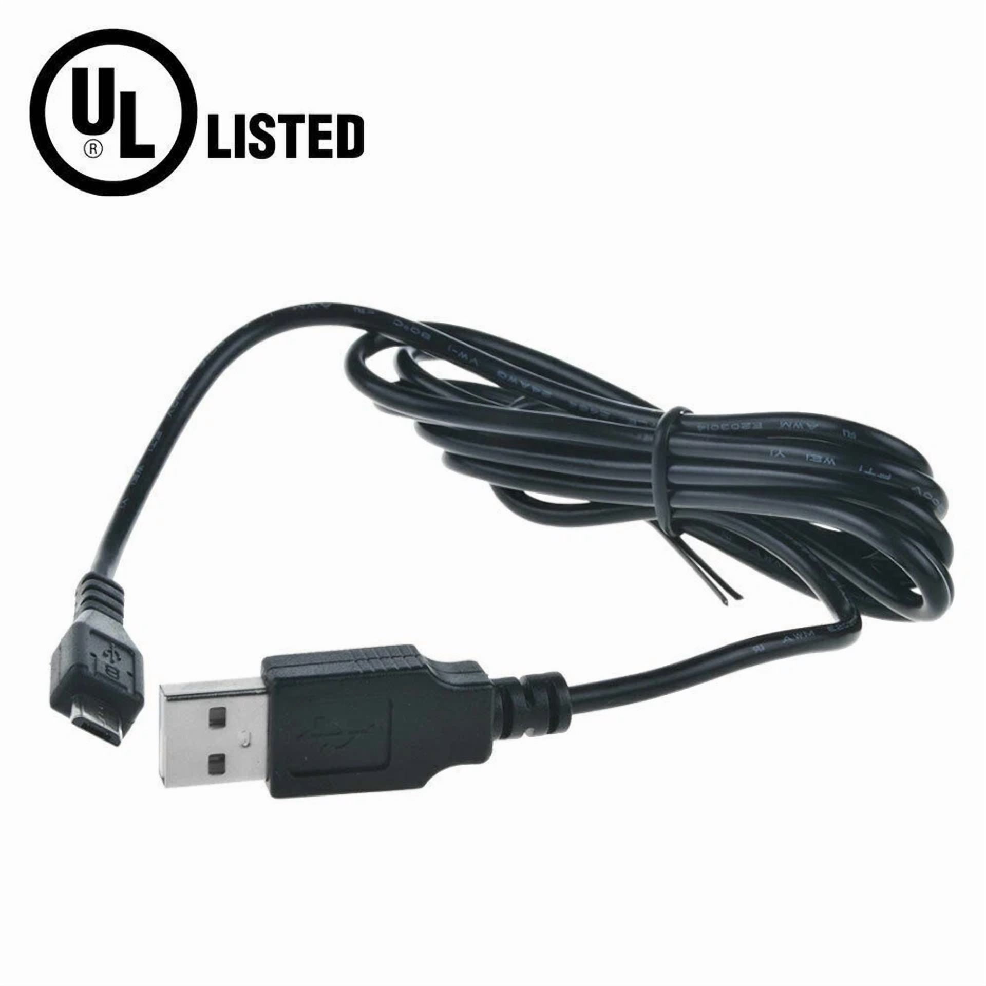 BUTTERFLY- Ul 5Ft Micro Usb Fast Charger Cable Cord Lead For Jbl Flip 3 4 Pulse 2 Black