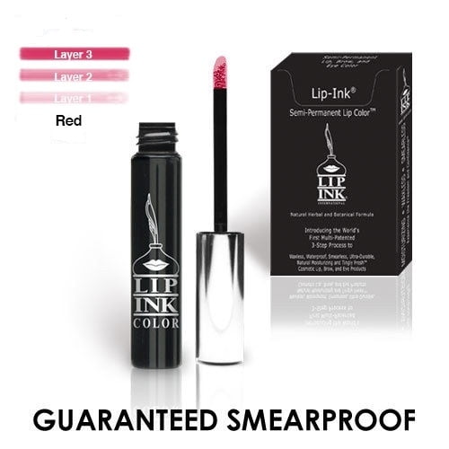 LIP INK 100% Smearproof Trial Lip Kits, Red