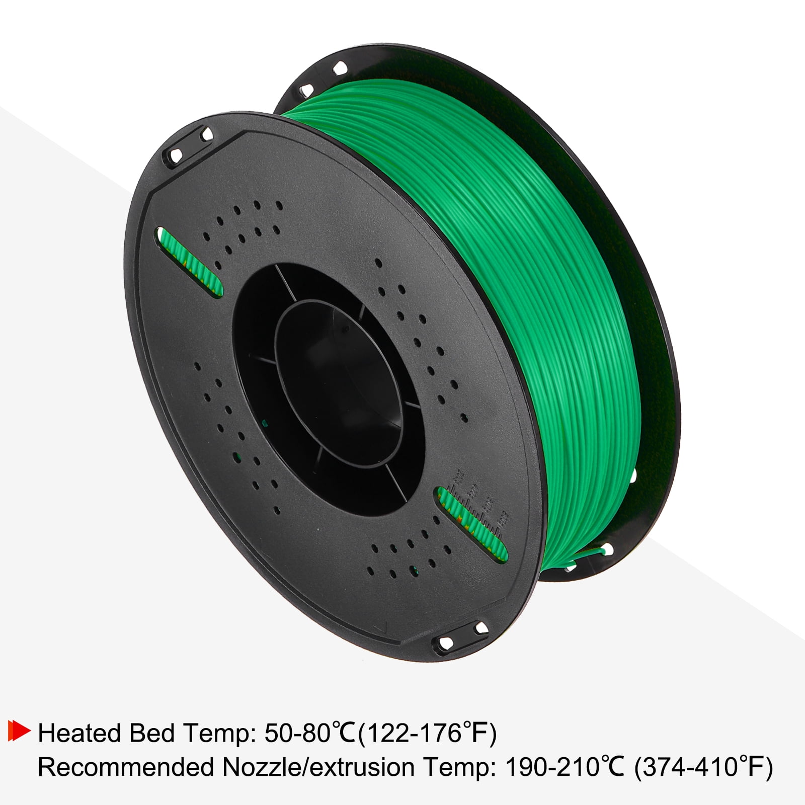 3D Printer Filament 1.75mm PLA Filaments Accuracy +/- 0.05mm Green